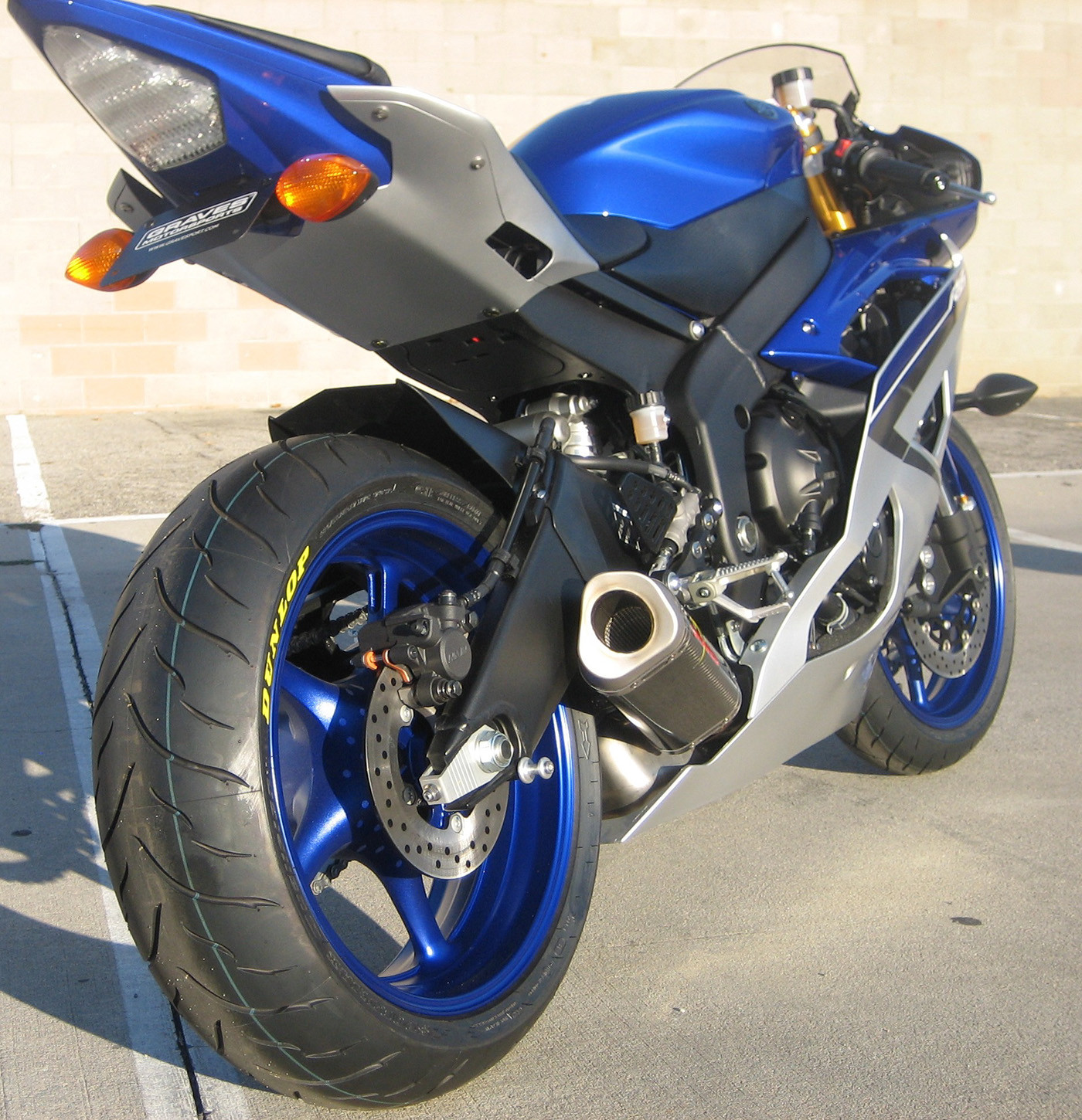 Carbon Fiber Slip On Exhaust - For 06-20 Yamaha R6 - Click Image to Close