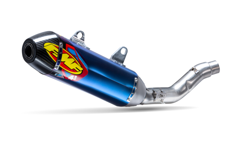 FMF Factory 4.1 RCT Slip-On Exhaust Anodized Titanium w/ Carb Cap - Click Image to Close