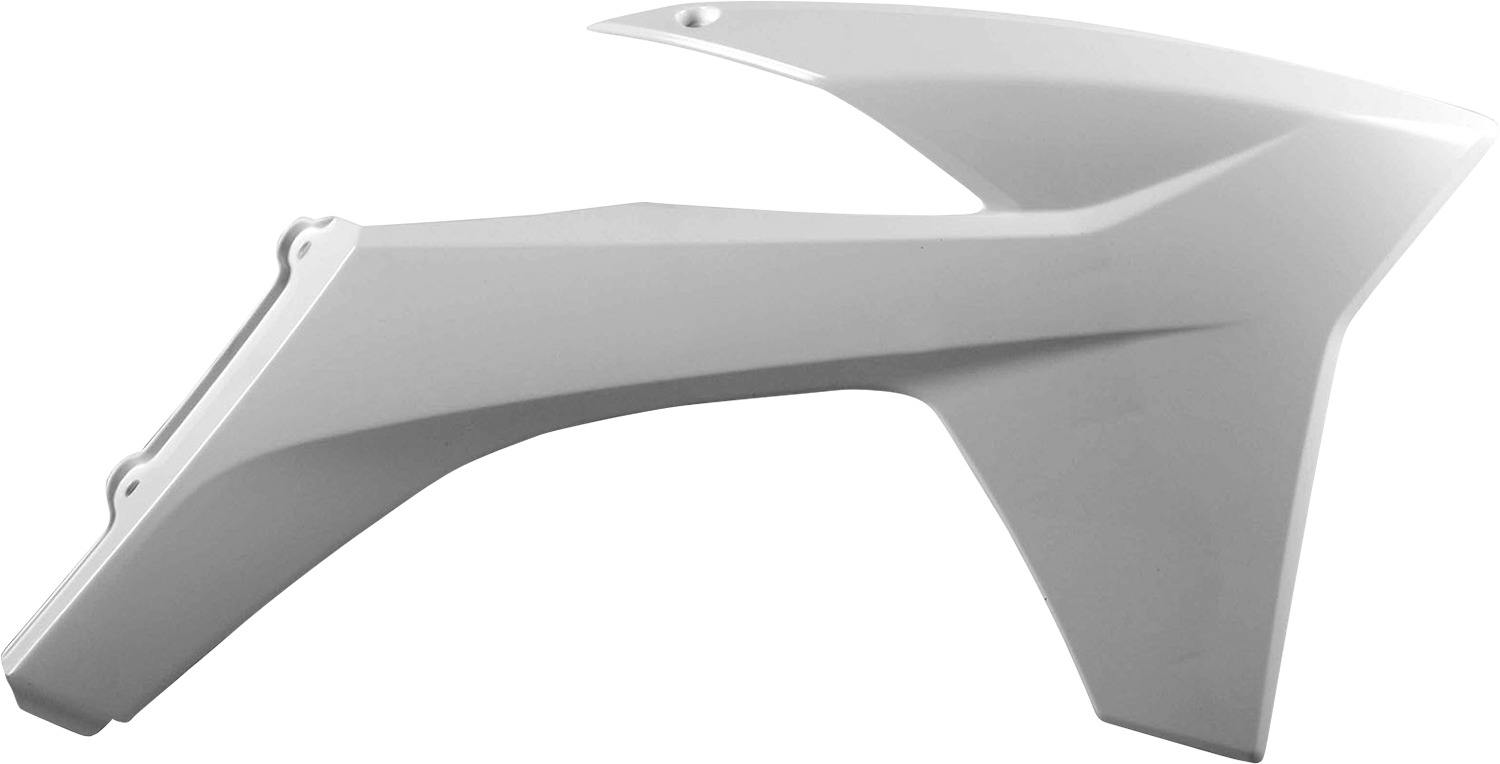 Radiator Shrouds - White - For 11-13 KTM 125-530 - Click Image to Close