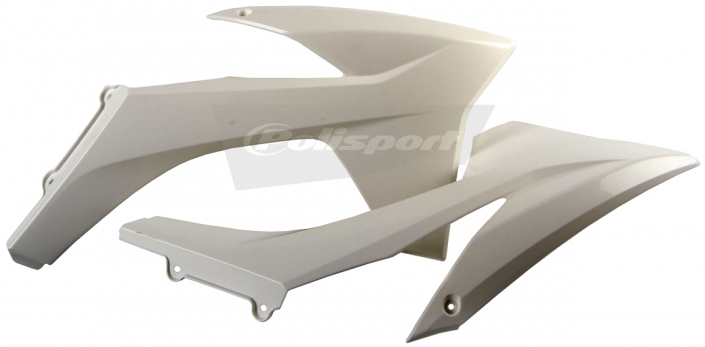 Radiator Shrouds - White - For 11-13 KTM 125-530 - Click Image to Close