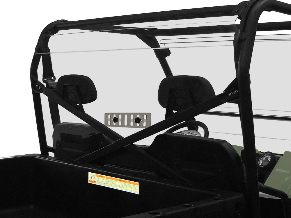 Clear Rear Windshield w/Vent - For 11-22 Full Size Ranger w/ Round Tube - Click Image to Close