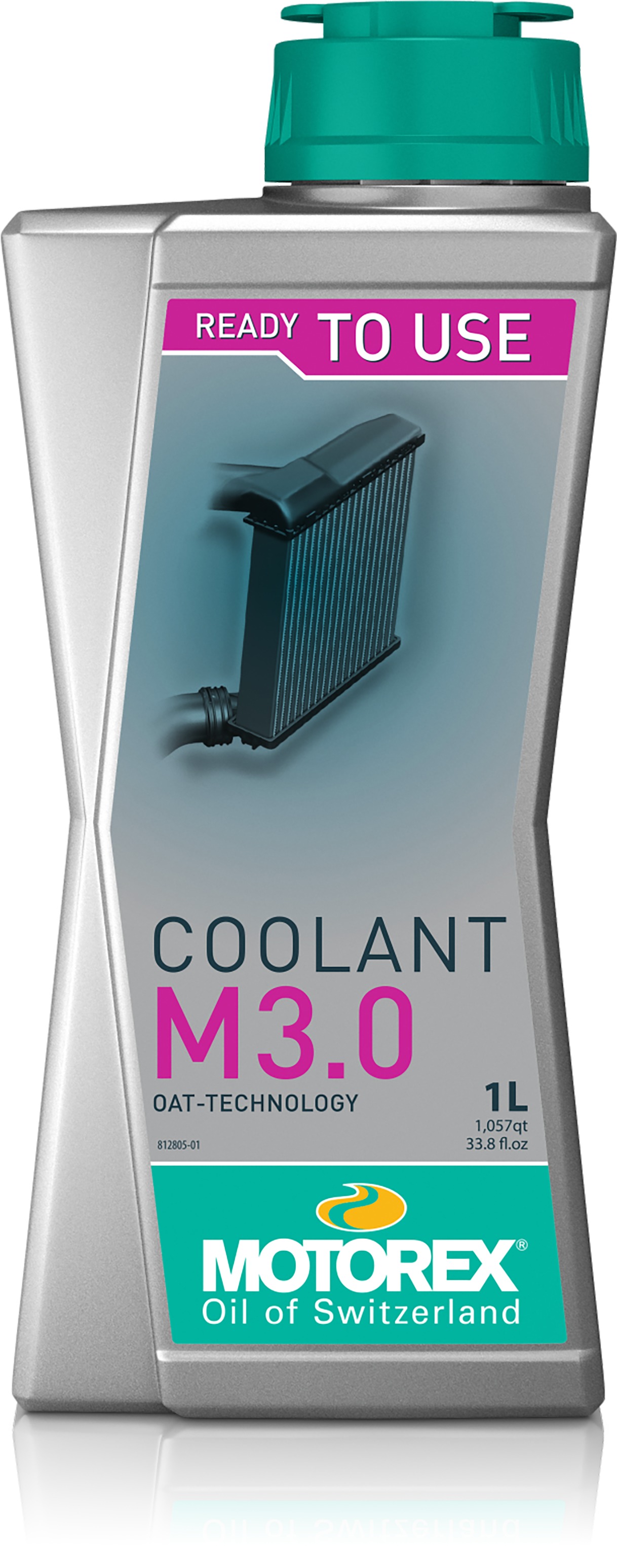 MOTOREX Coolant M3.0 Ready to Use 1L - Long-life coolant for modern engines - Click Image to Close