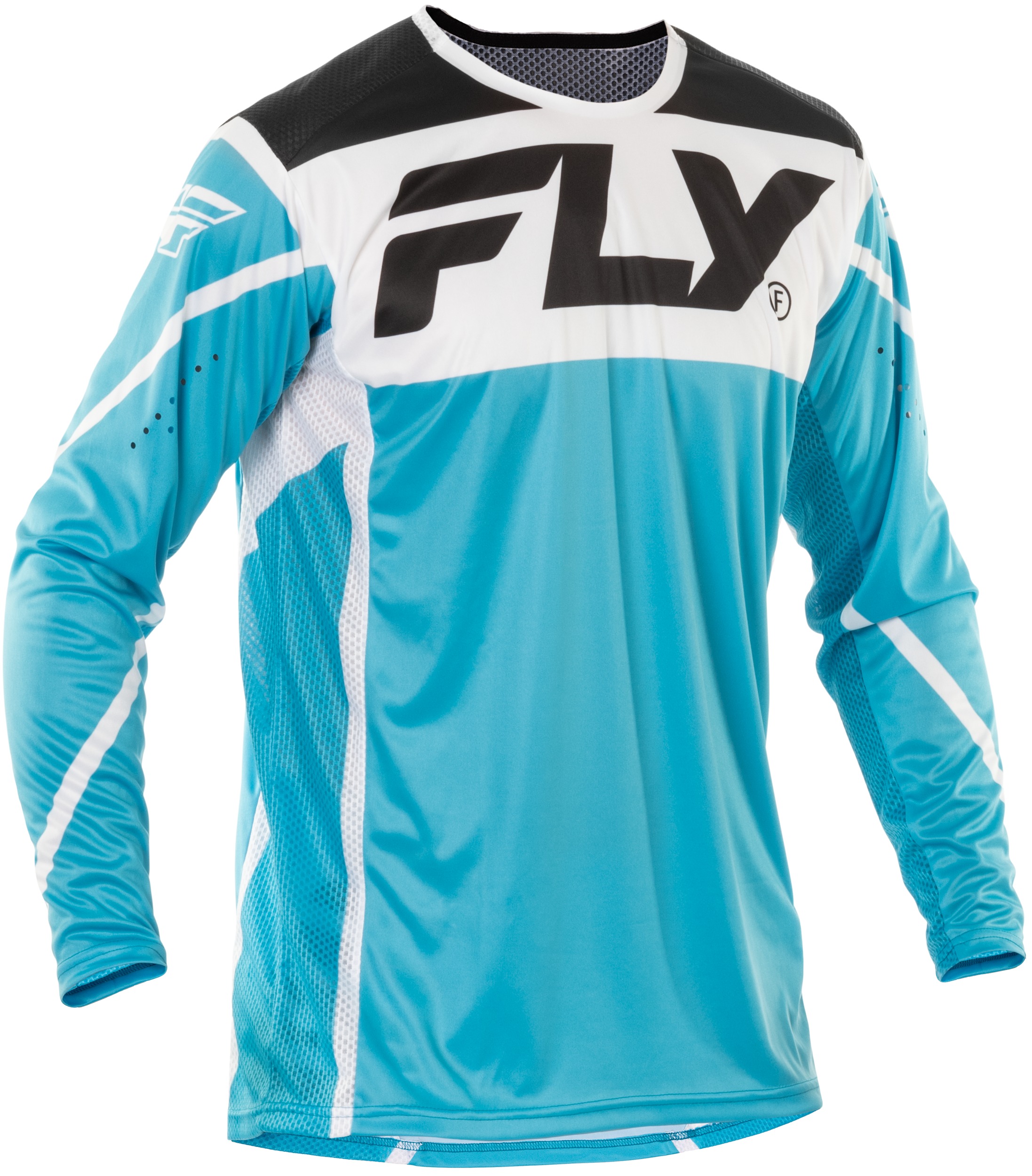 Fly Racing Lite Jersey Blue/White/Black 2X-Large - Click Image to Close