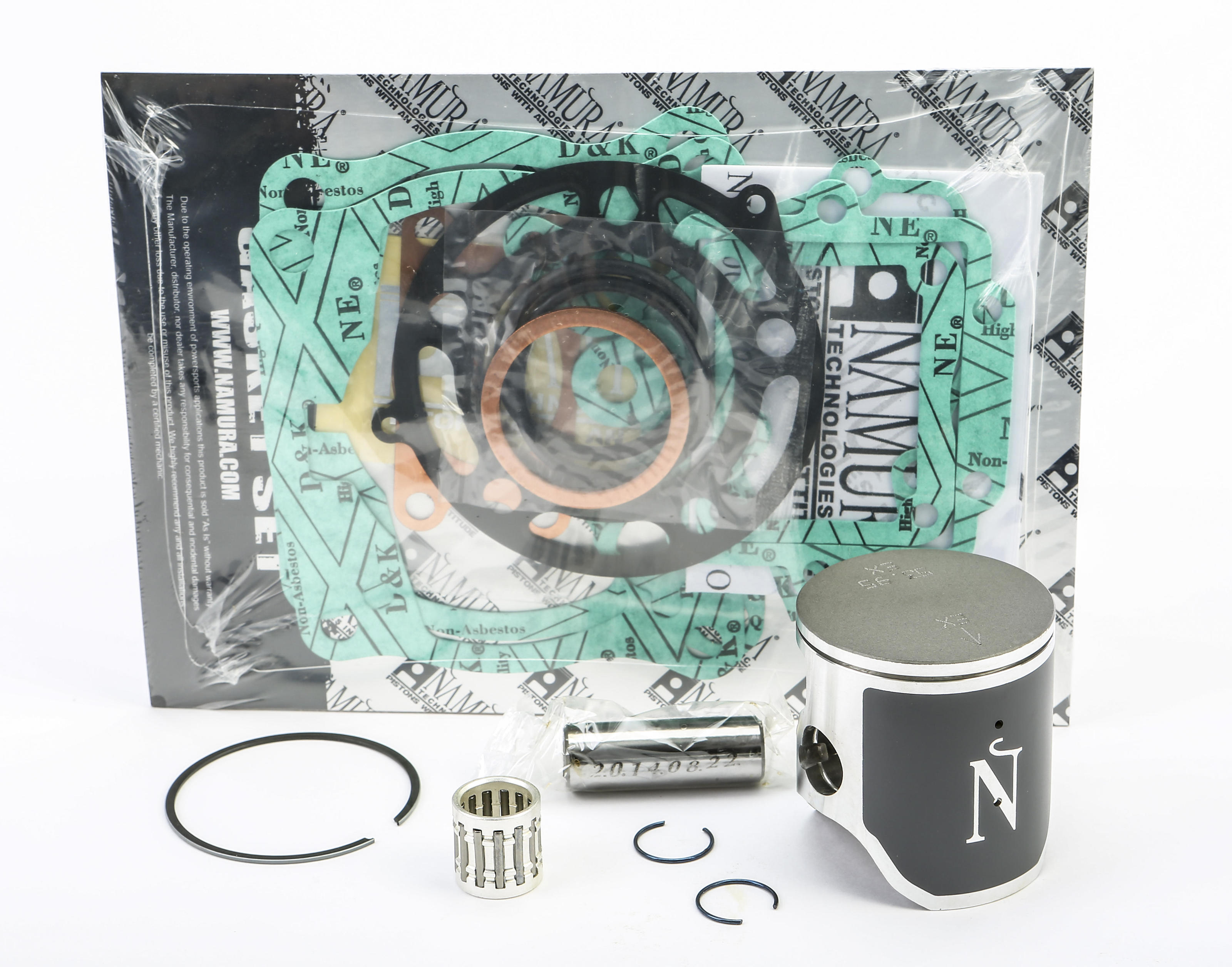 Top End Repair Kit 53.95mm Piston - For 98-00 Kawasaki KX125 - Click Image to Close