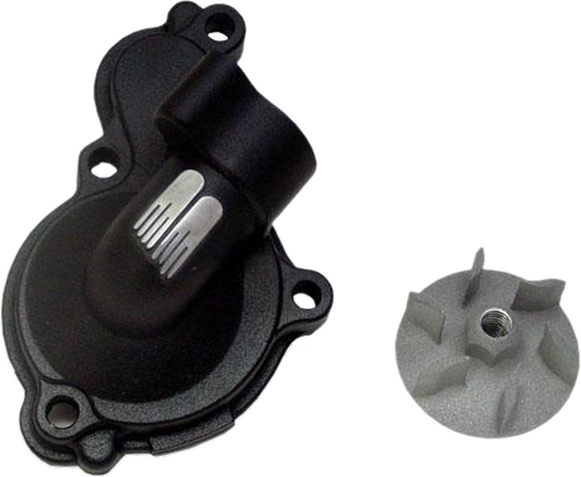Waterpump Cover Impeller Kit - Black - For 10-13 Yamaha YZ450F - Click Image to Close