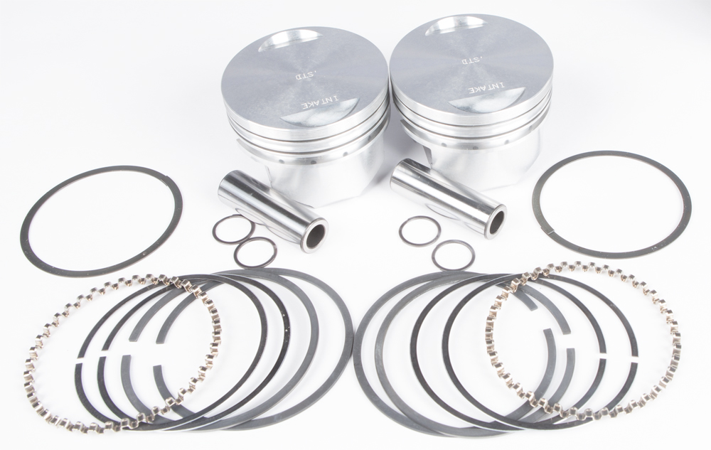 Cast Piston Kit EVO 74CI 8.9:1 STD - For 88-19 Harley XL Sportster - Click Image to Close