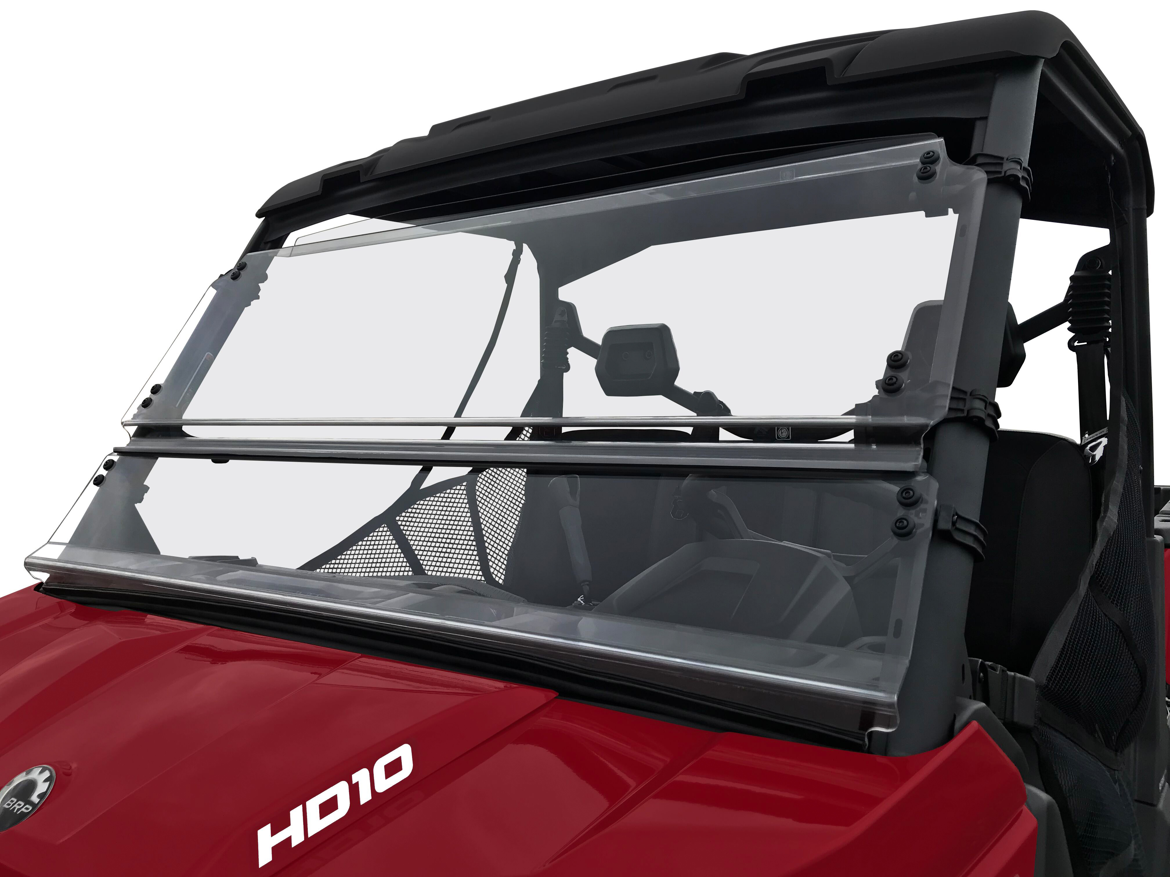 D-2 Full Tilting Windshield - For 16-19 Can-Am Defender - Click Image to Close