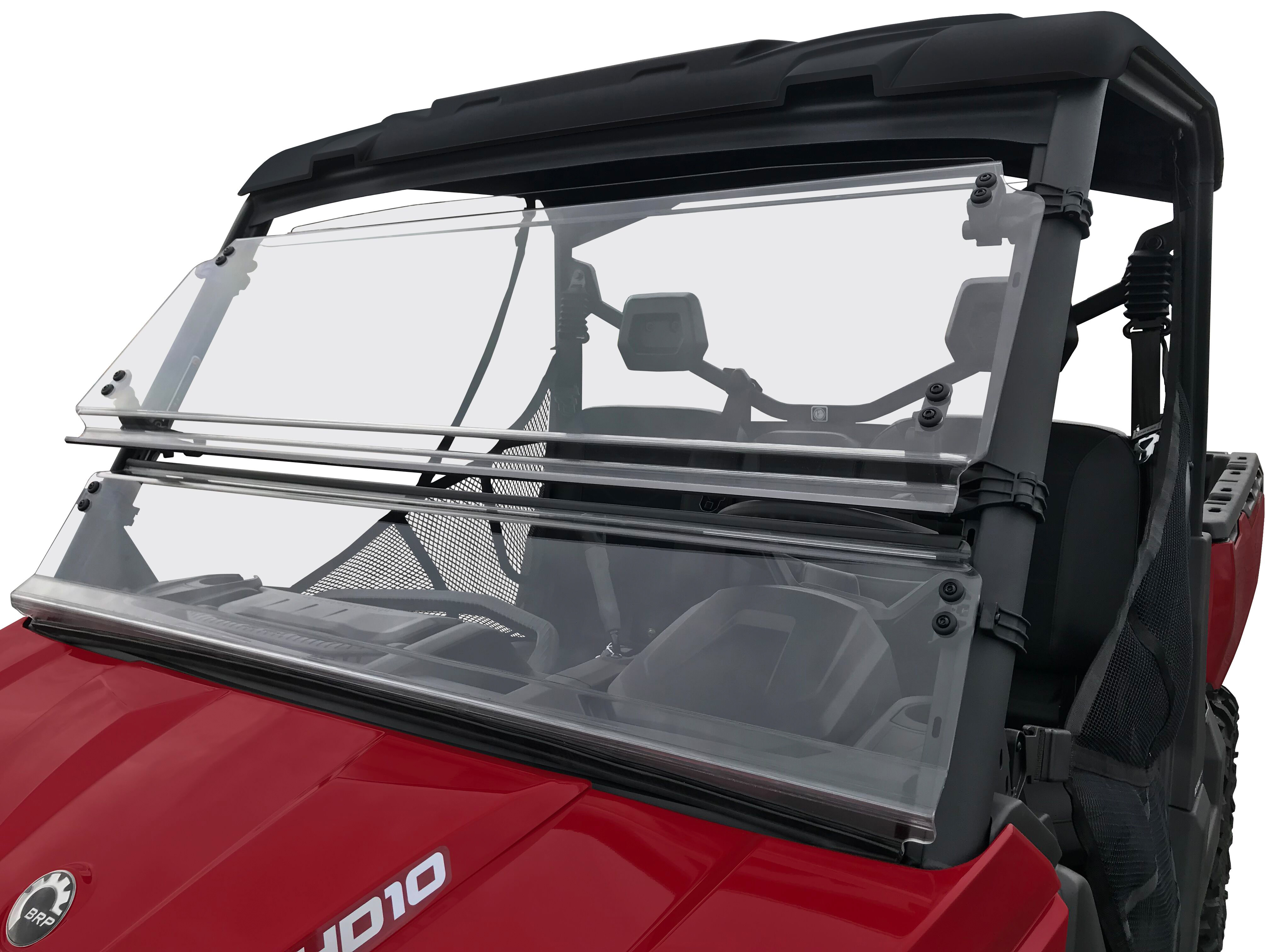 D-2 Full Tilting Windshield - For 16-19 Can-Am Defender - Click Image to Close
