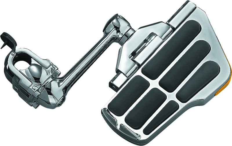 Kuryakyn Ergo II Chrome Cruise Boards - Long Arms w/ LED Marker Lights - Click Image to Close