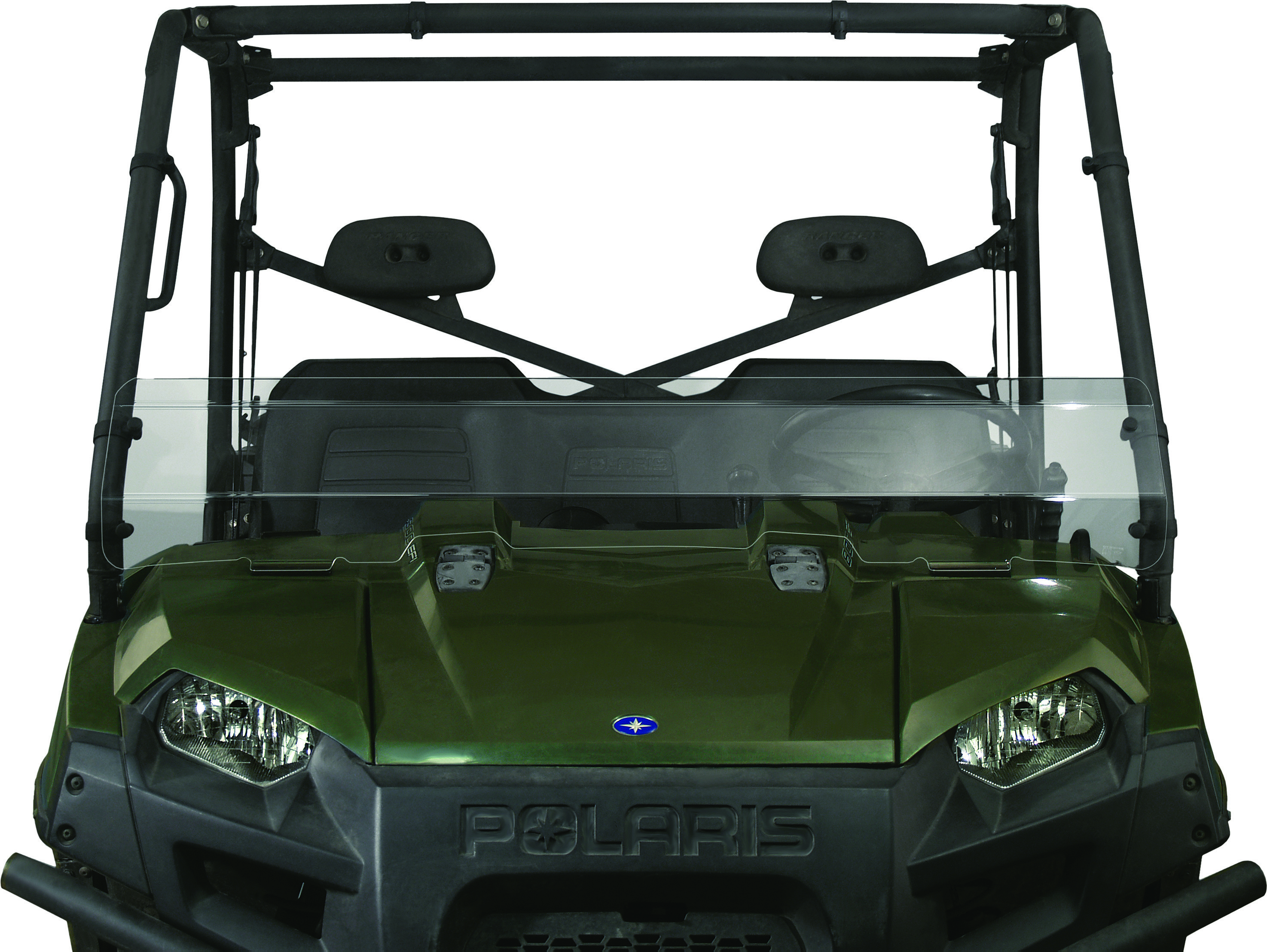 UTV Lexan Low Windshield Clear - For 14-17 Polaris RZR 1000 - Click Image to Close