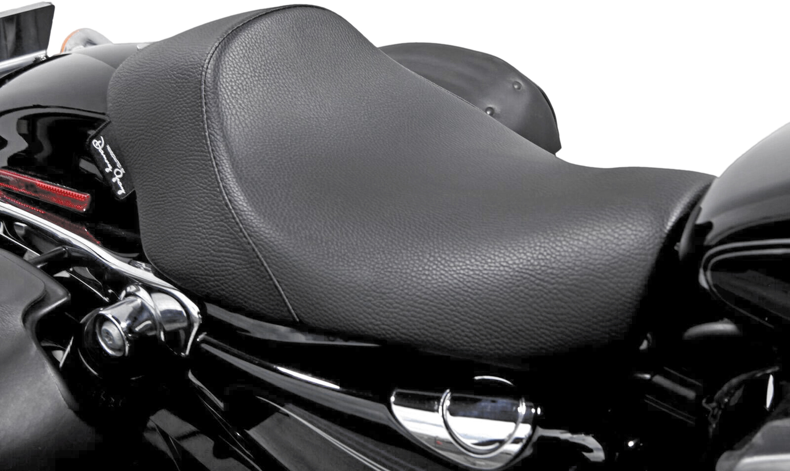 Minimalist Solo Vinyl Seat - For 04-18 Harley XL Sportster - Click Image to Close