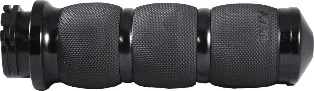 Air Cushioned Grips Heated - Black - For 84-20 Harley-Davidson - Click Image to Close