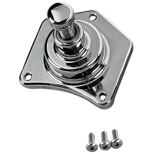 Solenoid Housing Switch Chrome 1.2 Custom Cycle Engineering For 91-14 HD - Click Image to Close