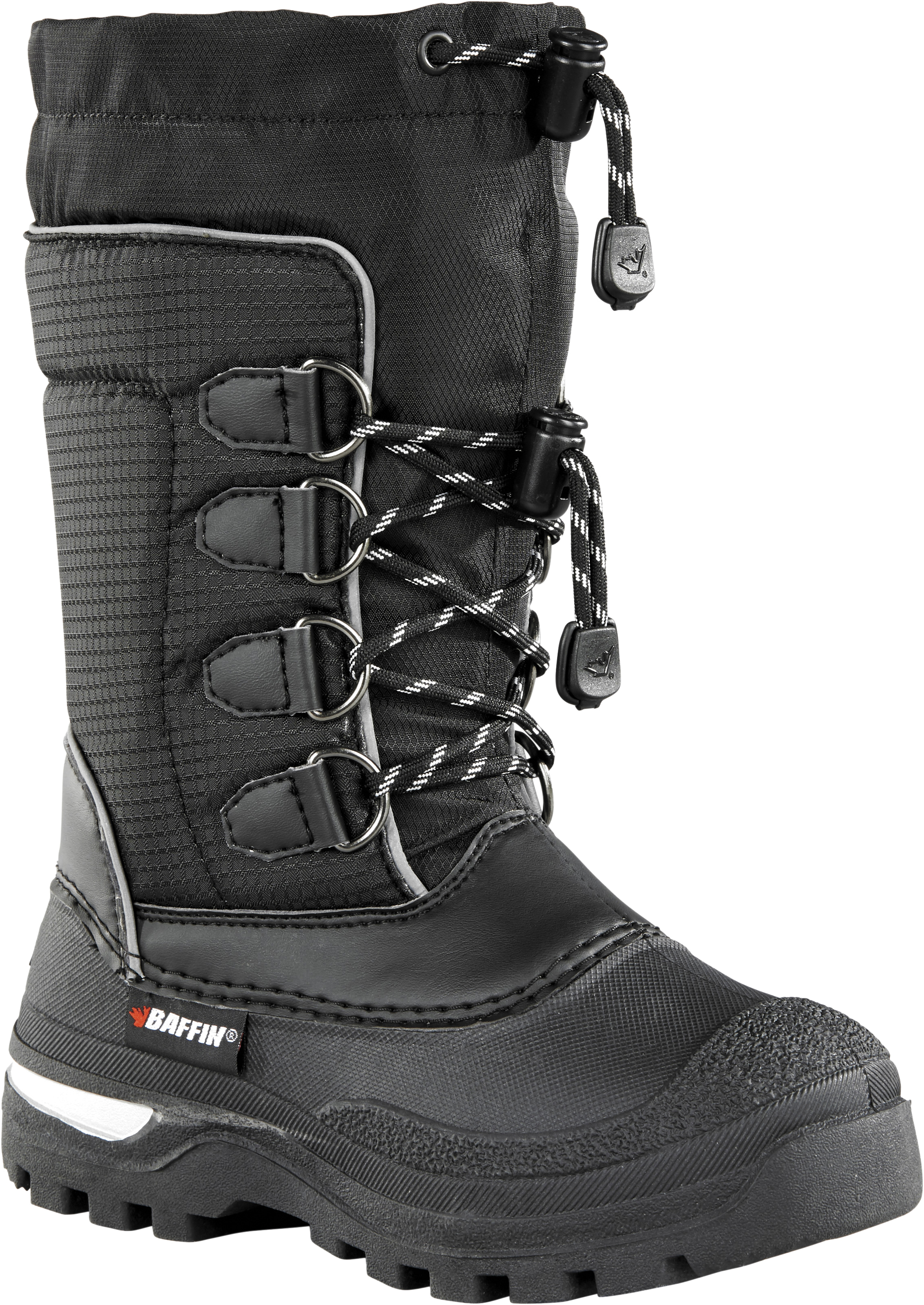 Baffin Junior Pinetree Boots Black Youth Size 08 - Youth winter boots, Black, Size 08 - Click Image to Close