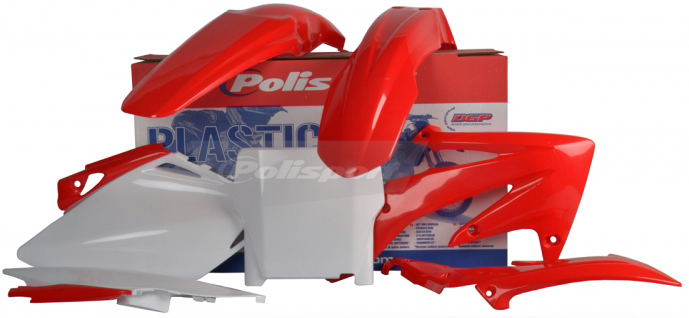 Plastic Kit - Original Red - For 2007 Honda CRF450R - Click Image to Close