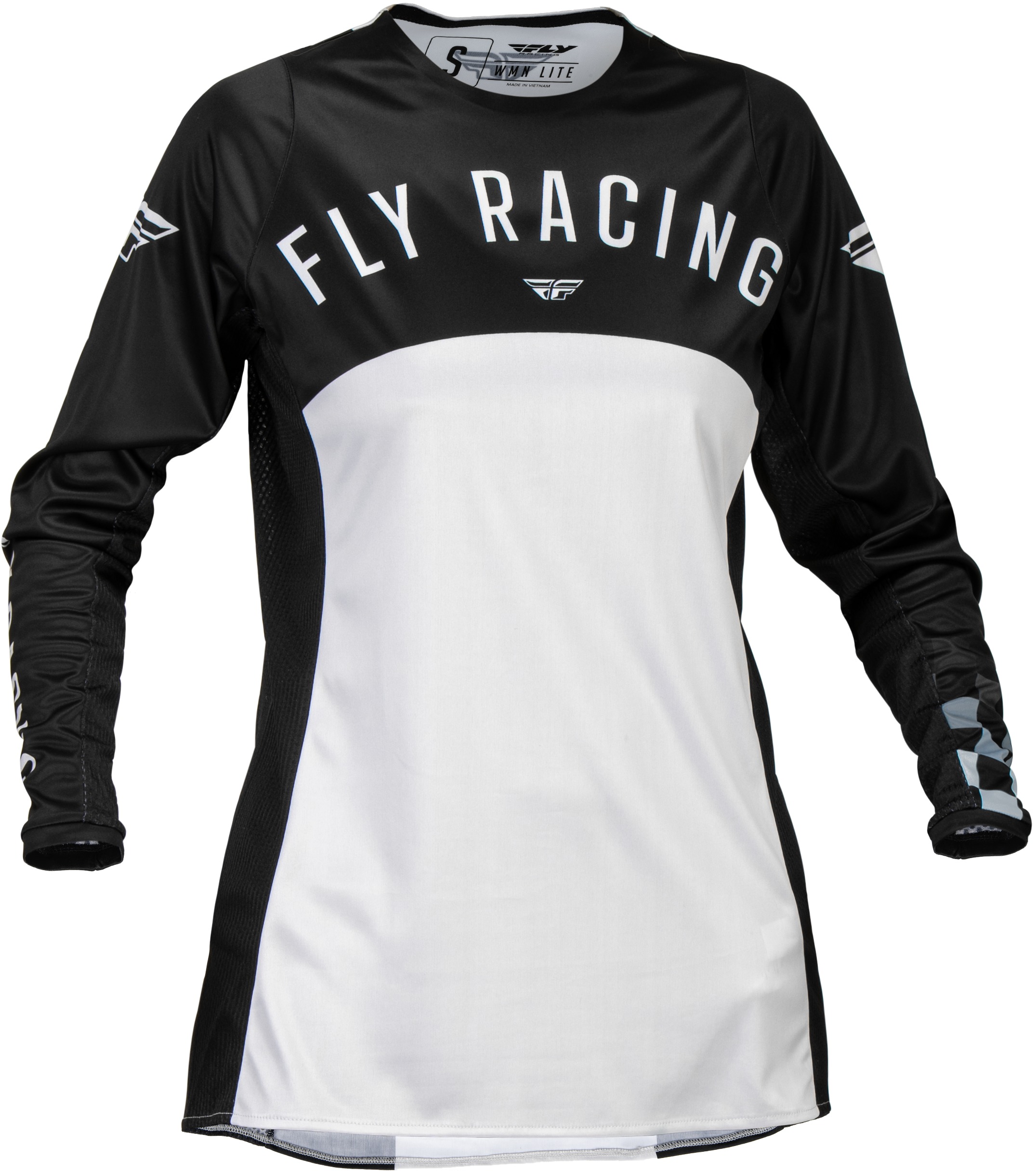 Fly Racing Lite Women's Jersey Black/Light Grey Small - Women's athletic fit jersey, Black/Light Grey, Small - Click Image to Close