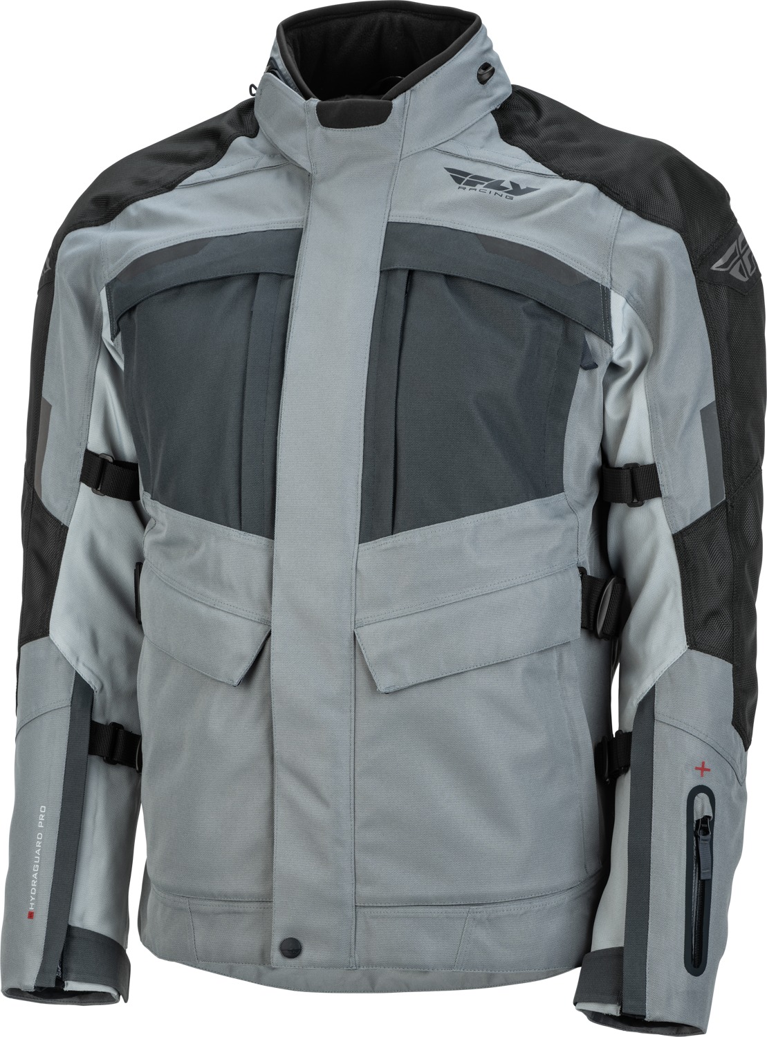 Fly Racing Off Grid Jacket Grey Large - Weatherproof riding jacket, Grey, Large - Click Image to Close