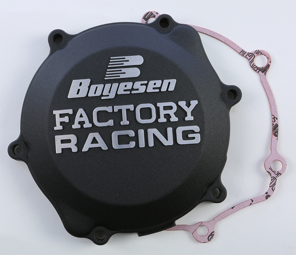 Black Factory Racing Clutch Cover - 02-18 Yamaha YZ85 - Click Image to Close