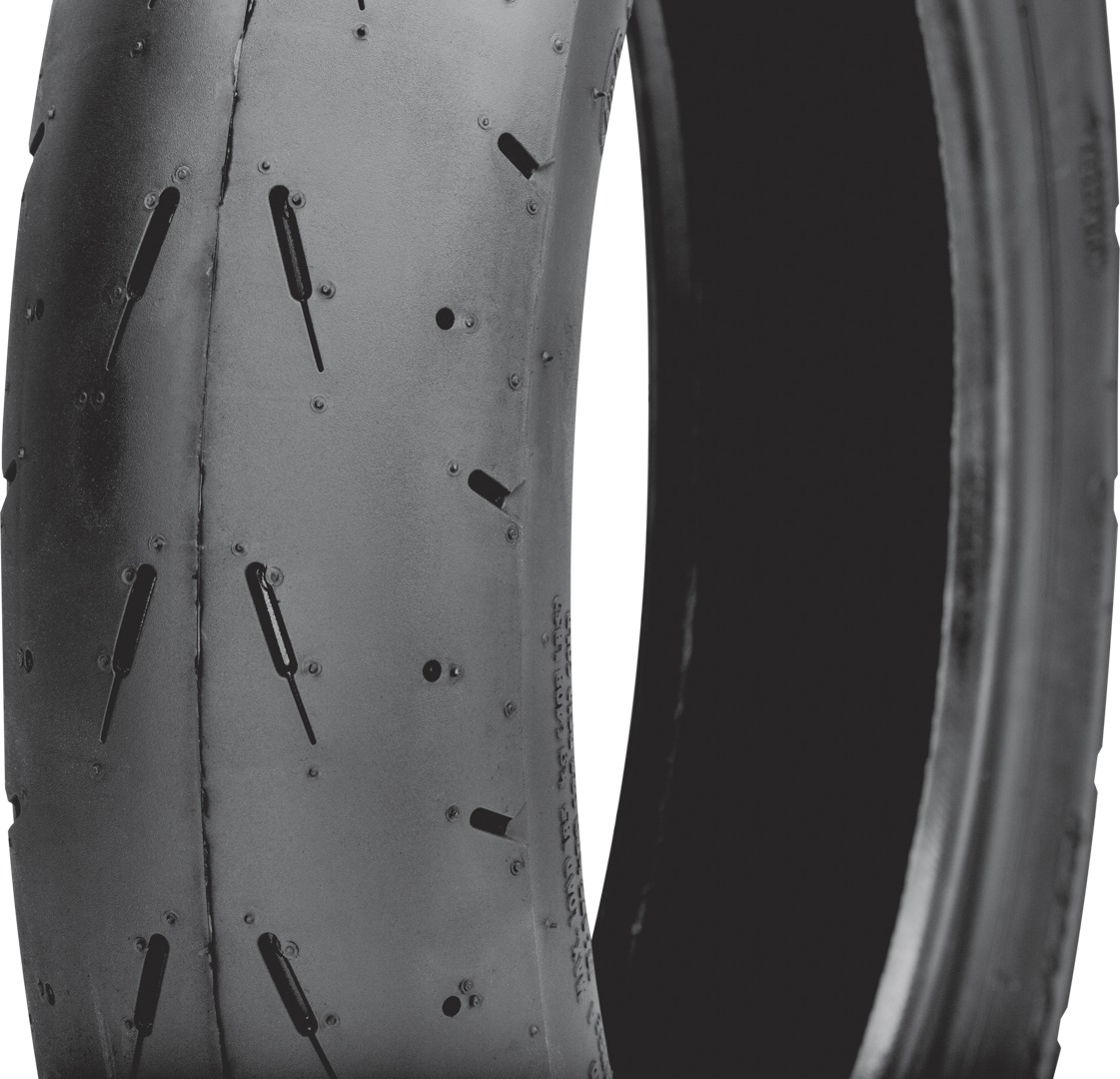 Soft Compound 100/90-12 Front Tire - SR003 "Stealth" 49J - The Ultimate DOT Legal Scooter & Mini Racing Tire - Click Image to Close