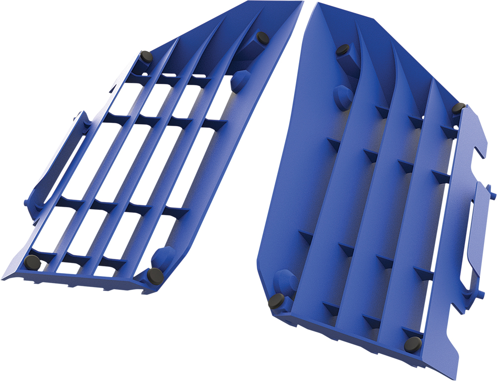Radiator Louver Cover (Blue) - For 14-18 Yamaha YZ250F YZ450F WR250F - Click Image to Close