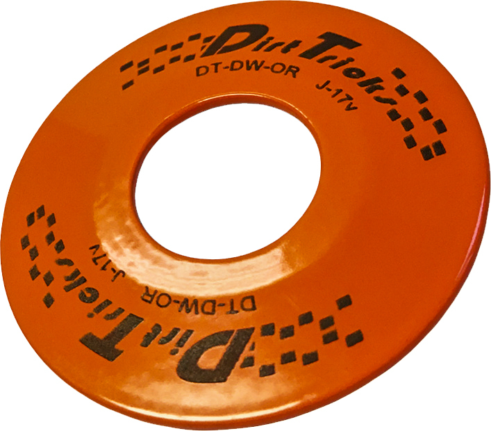 Dirt Tricks Dome Washer Orange For KTM Husqvarna CS Sprocket - Dome washer for KTM/Husqvarna CS sprocket - Click Image to Close