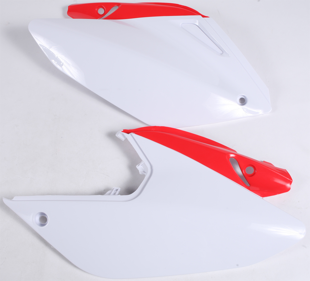 Side Panels - White - For 04-17 Honda CRF250X - Click Image to Close