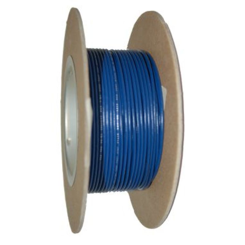 Blue 18 Gauge Color Match Primary Wire - 100' Spool - Click Image to Close