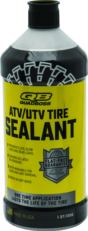 QuadBoss Tire Sealant 32oz - Seals punctures up to 1/2"; 32oz bottle - Click Image to Close
