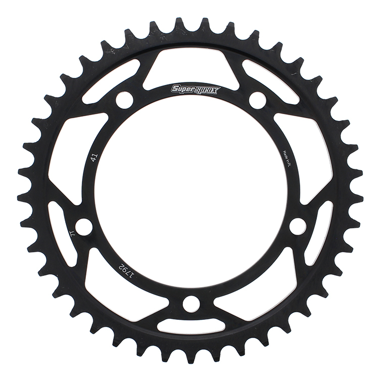 Supersprox Steel Rear Sprocket 41T Black 525 For 00-16 Triumph Suzuki - Click Image to Close
