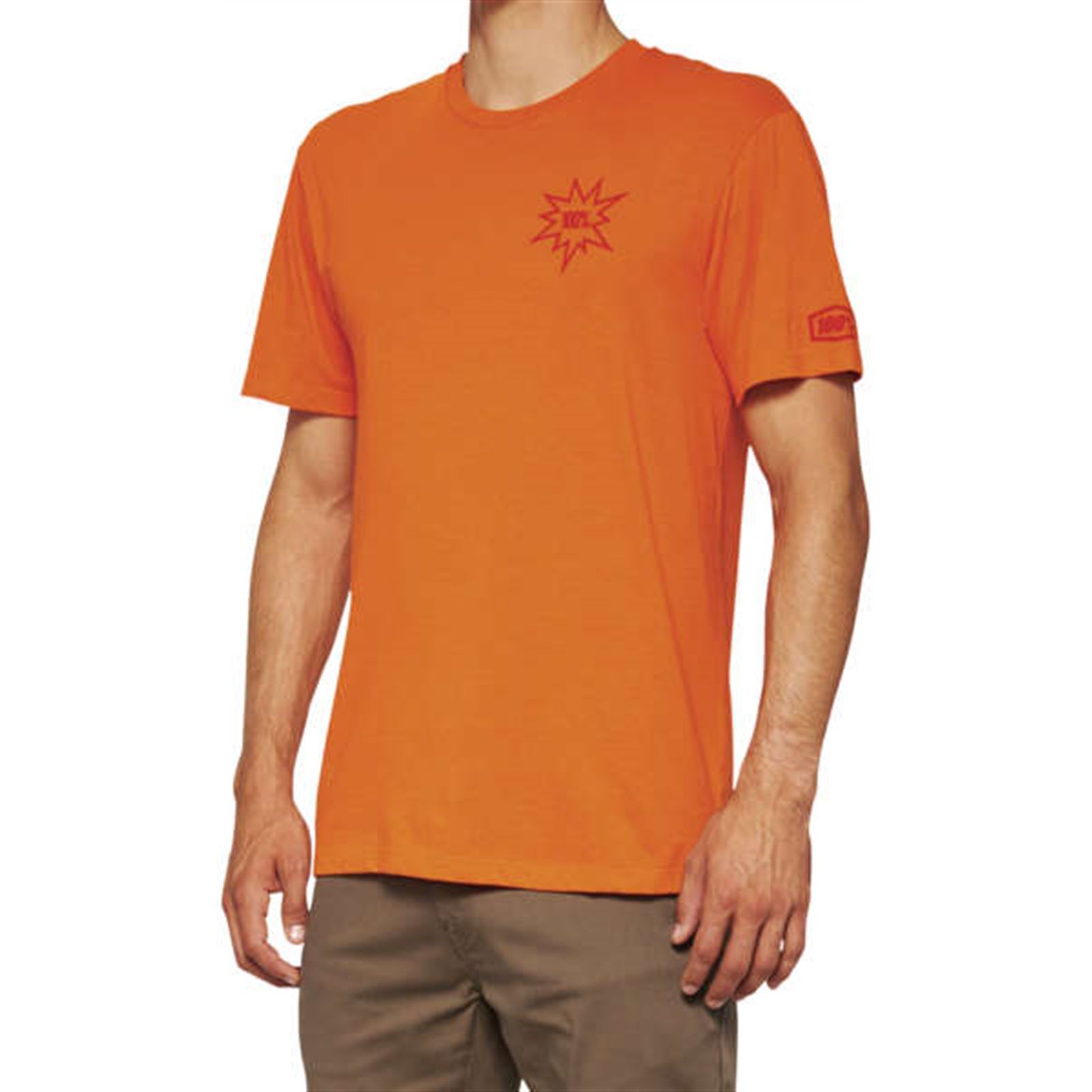 100% Smash Tee - Orange, Small - Click Image to Close