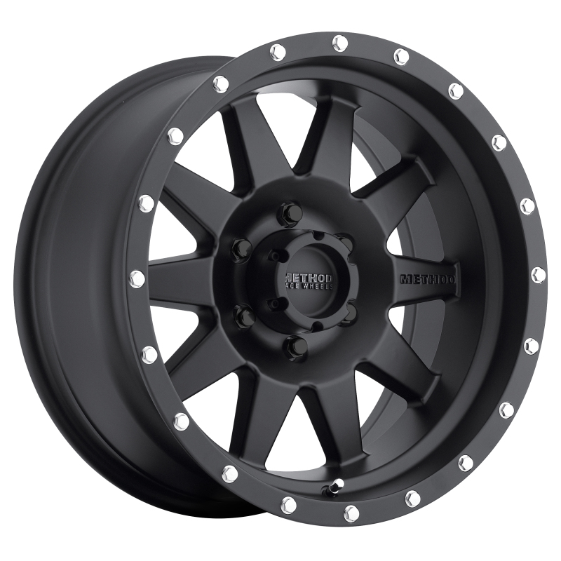 MR301 The Standard 20x9 +18mm Offset 6x5.5 108mm CB Matte Black Wheel - Click Image to Close