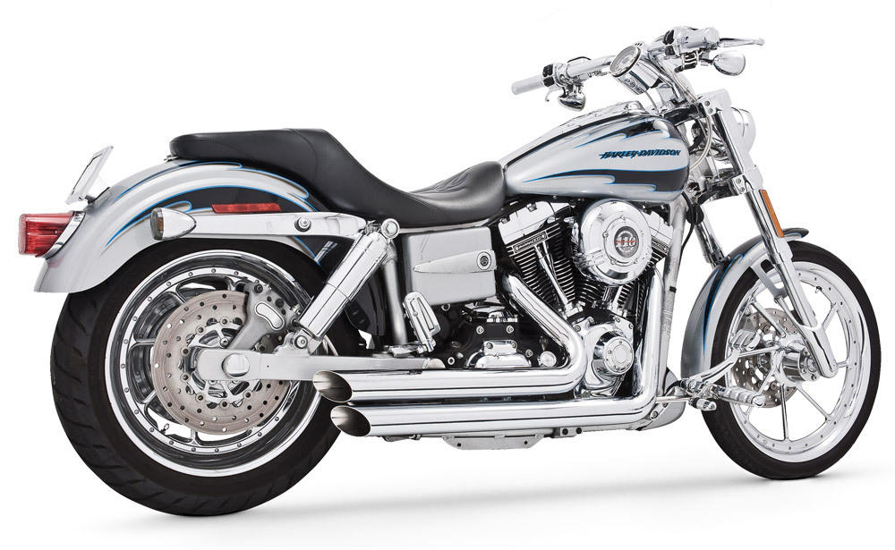 Amendment Chrome Full Exhaust - For 91-05 Harley Davidson FXD - Click Image to Close