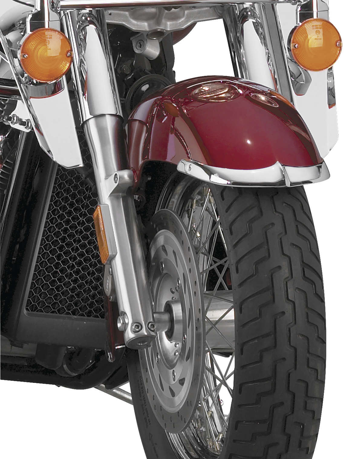 Cast Front Fender Tips - For 02-07 Honda VTX1800R/S - Click Image to Close