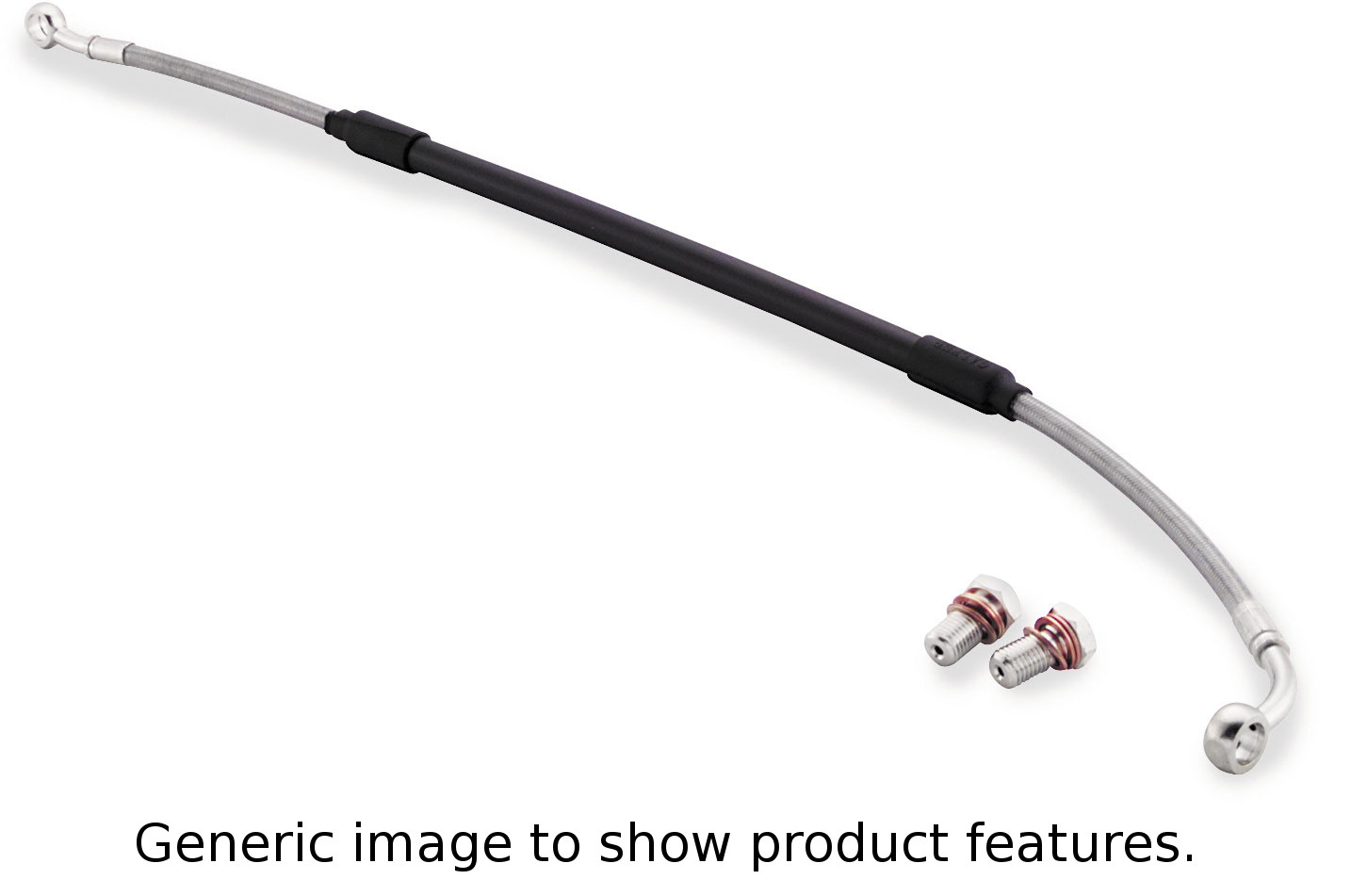 Stainless Steel Hydraulic Front Brake Line - For 03-04 Suzuki RM85 RM85L - Click Image to Close