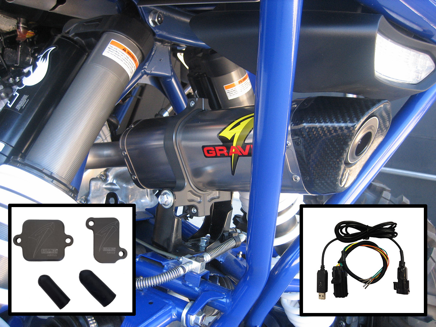 All Titanium Advanced Full Exhaust Kit - Yamaha YXZ1000R/SE/SS - Click Image to Close