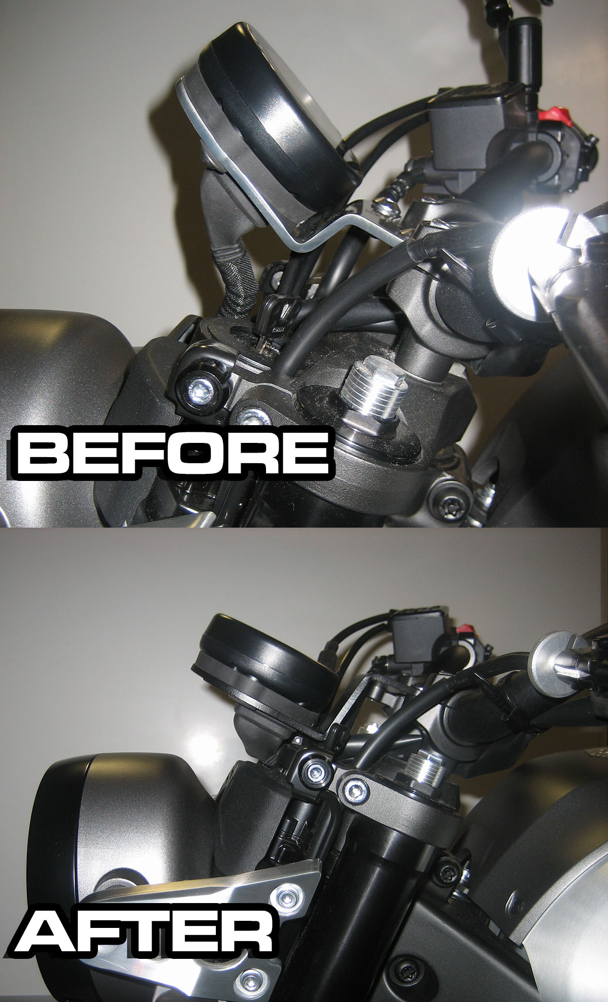 Graves Dash Relocation Kit - For 2016+ Yamaha XSR900 - Click Image to Close