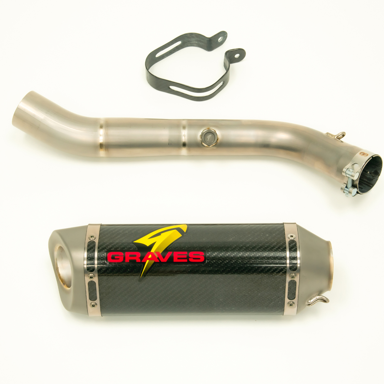 WORKS 3/4 Slip On Exhaust - For 16-20 ZX10R - Click Image to Close