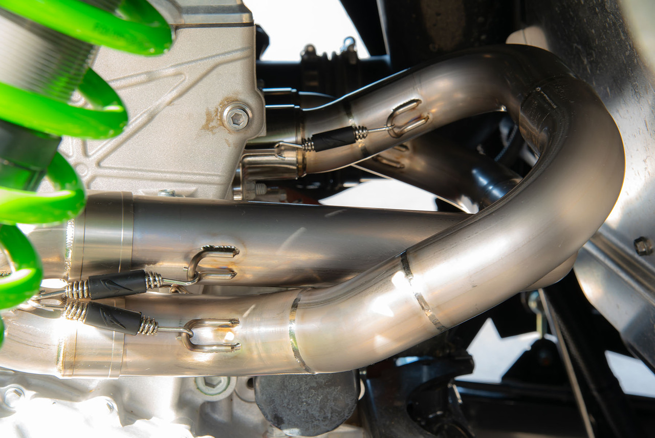 Titanium Full Exhaust - For Kawasaki KRX1000 & KRX4 - Click Image to Close