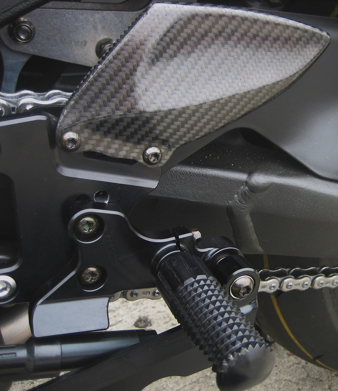 Adjustable Rearsets ZX10R - Click Image to Close