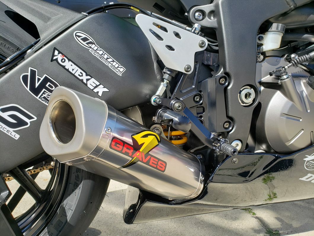Adjustable Rearsets - For 19-21 Kawasaki ZX-6R - Click Image to Close