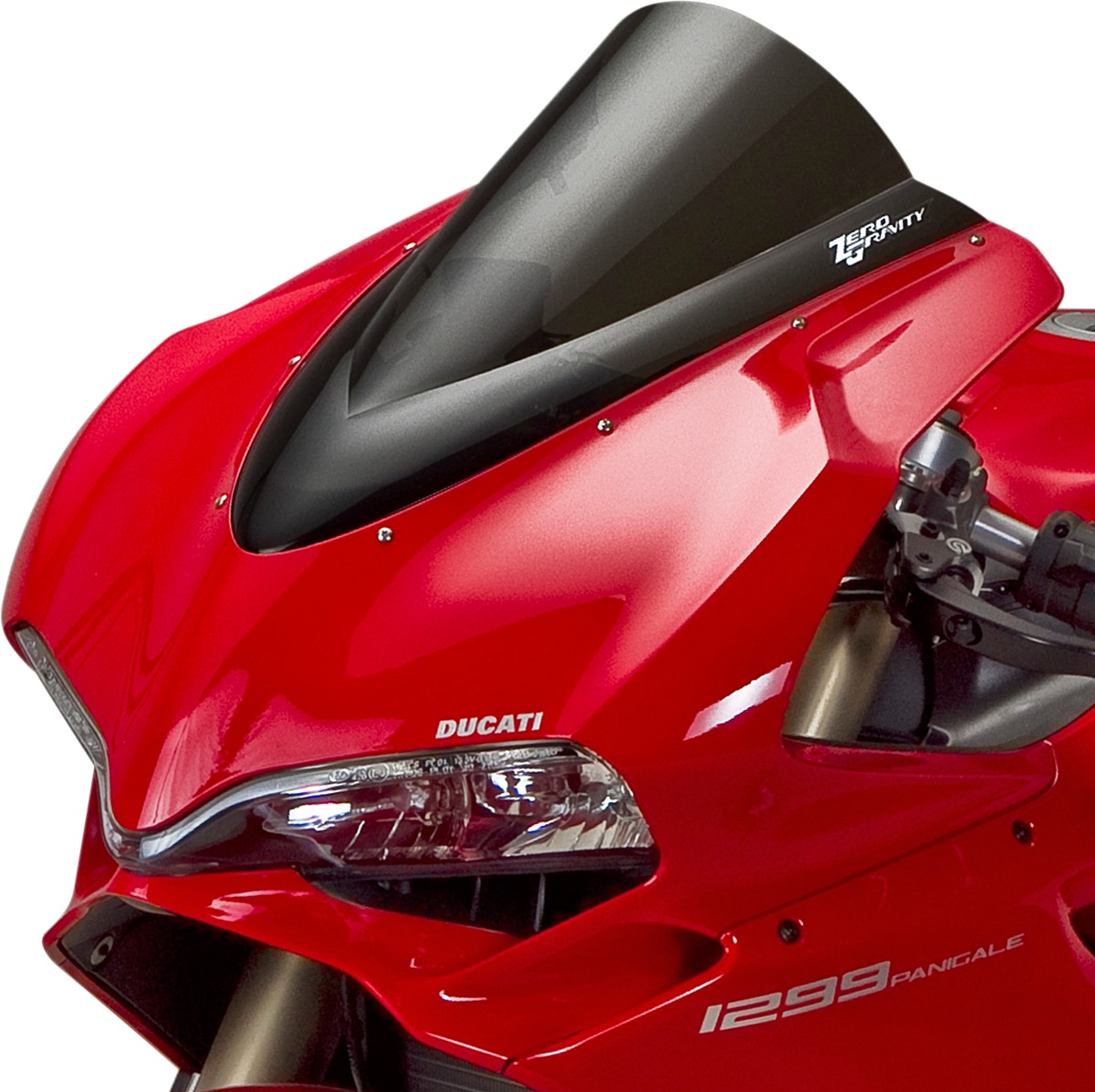 Light Smoke Double Bubble Windscreen - For 15-18 1299 Panigale & 16-19 959 Panigale - Click Image to Close