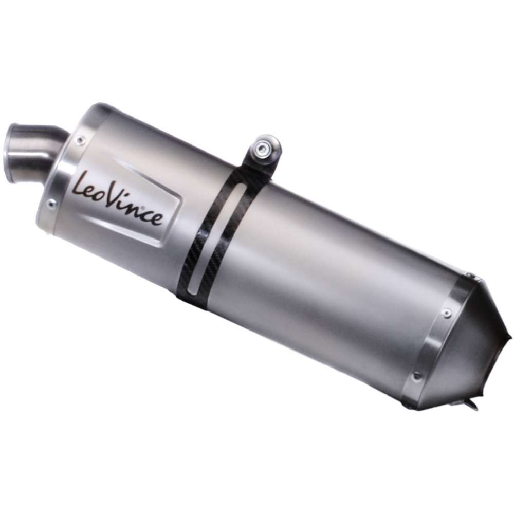 Leo Vince LV One Evo Slip-On Exhaust Stainless Fits 20-22 KTM 390 Adventure - Click Image to Close