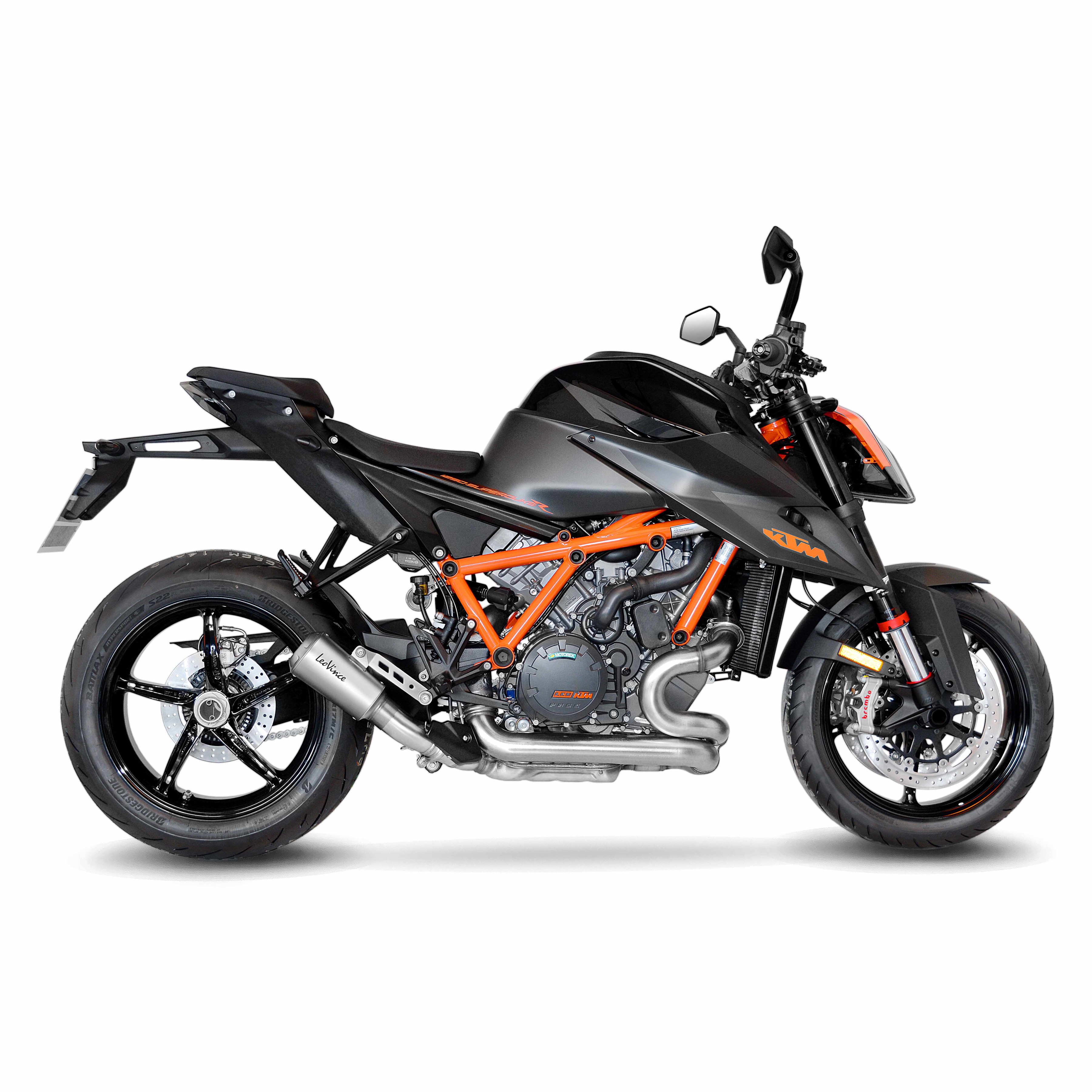 LV-10 Stainless Steel Slip On Exhaust - 20-22 KTM 1290 Super Duke R - Click Image to Close