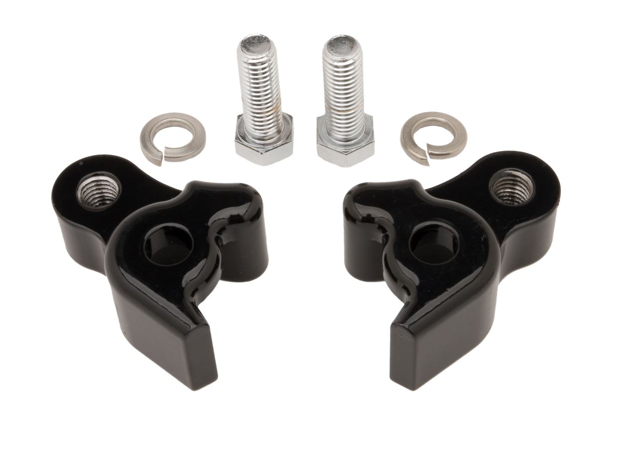 Black Rear Lowering Block Kit - Click Image to Close