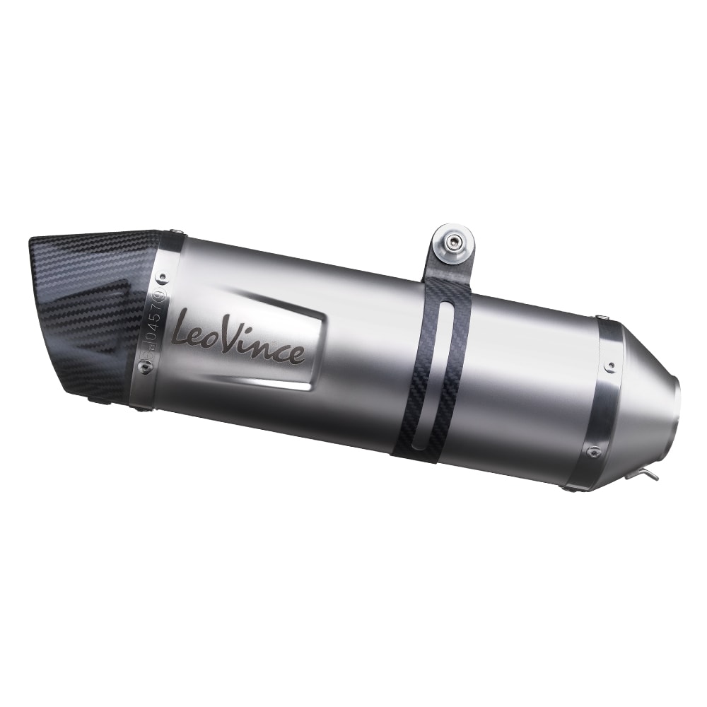 LV One Evo Stainless Steel Slip On Exhaust Muffler - For 11-16 Tiger 800 - Click Image to Close