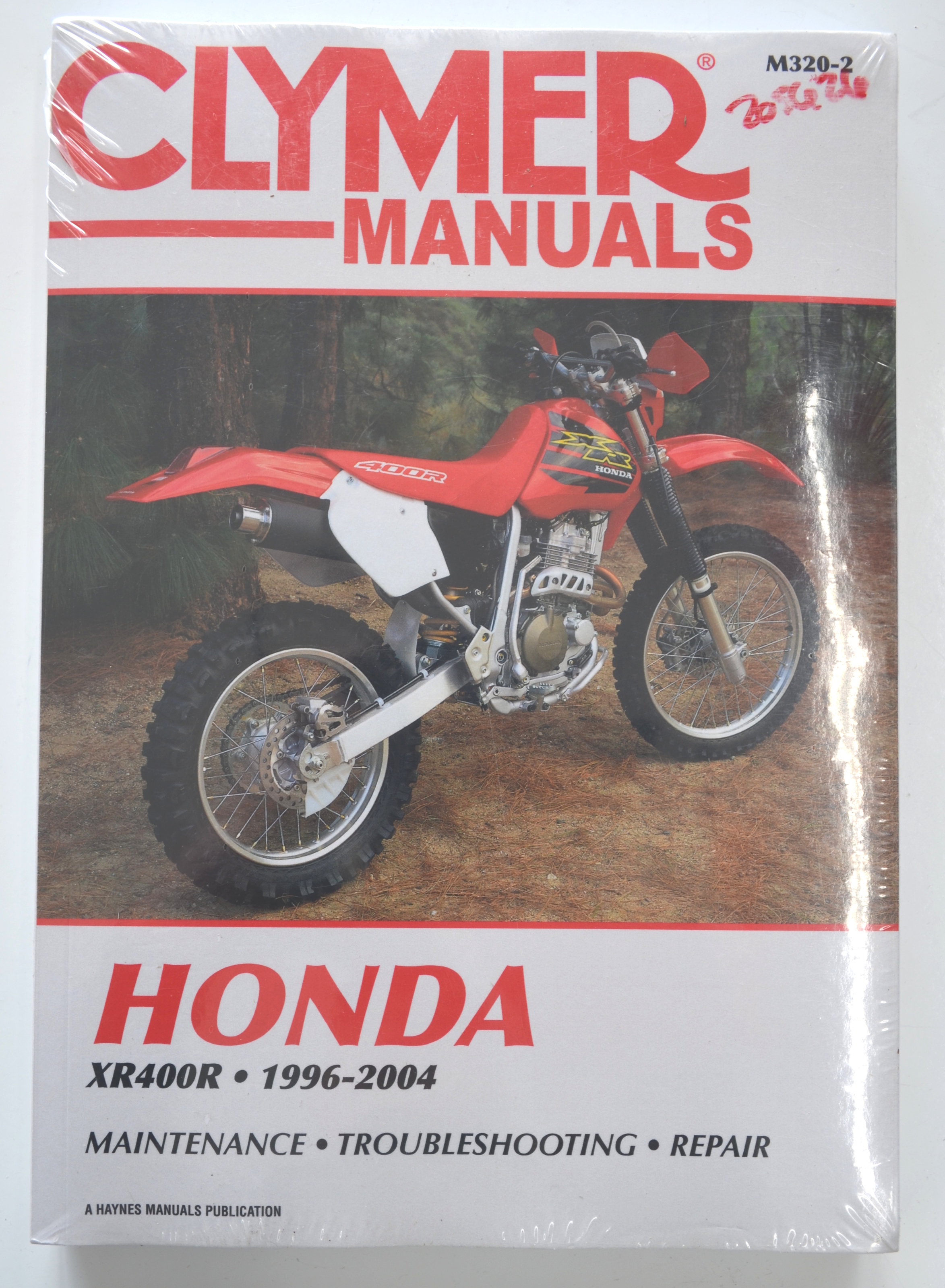 *NOS* Shop Repair & Service Manual - Soft Cover - For Honda XR400 - Click Image to Close