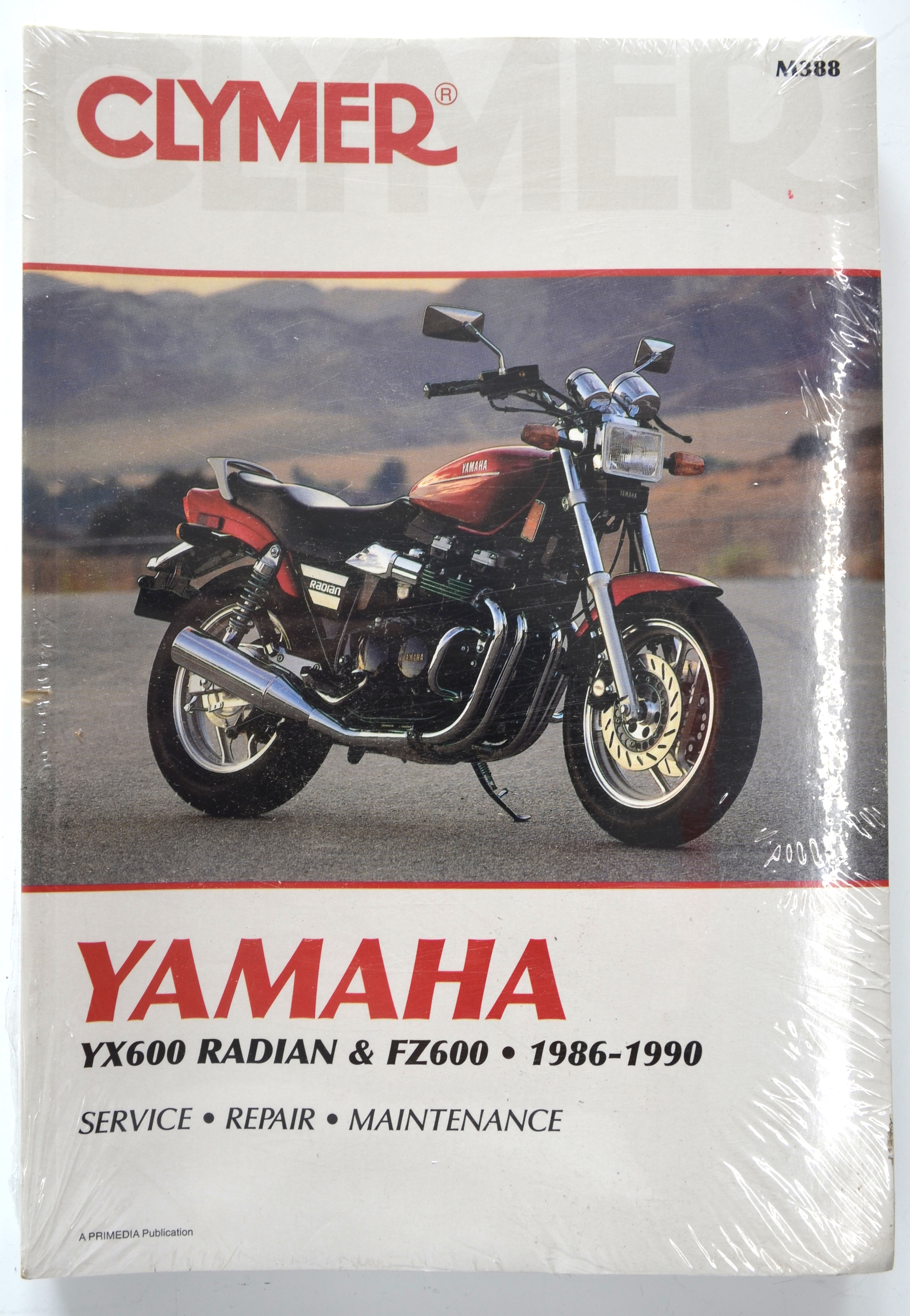 *NOS* Shop Repair & Service Manual - Soft Cover - For Yamaha YX600 Radian & FZ600: 1986-1990 - Click Image to Close