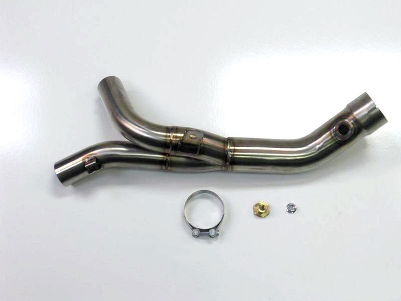 Stainless Mid Pipe - For 09-14 Yamaha R1 - Click Image to Close