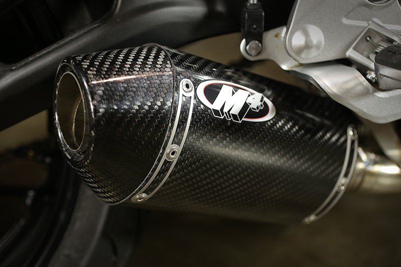 Carbon Fiber Slip On Exhaust - For 15-20 FZ-07/MT-07/XSR700 - Click Image to Close