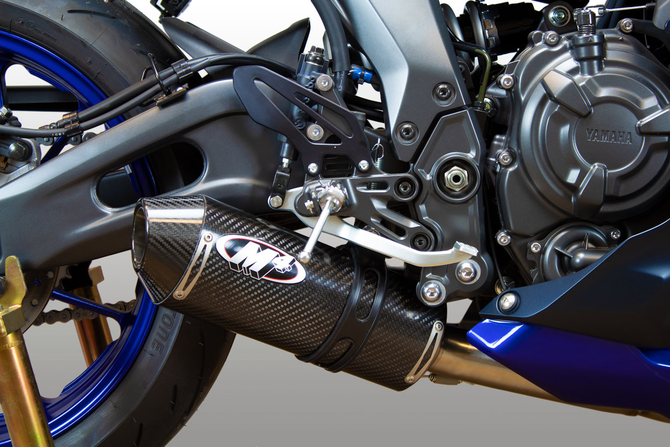 Full Exhaust w/ Carbon Fiber Muffler - For 22-23 Yamaha R7 - Click Image to Close